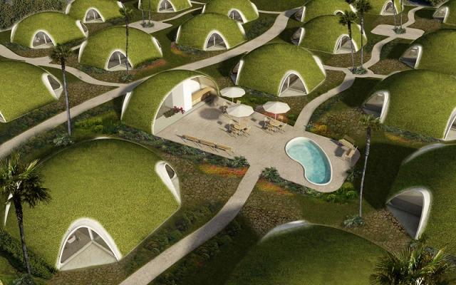 Binishells: case ooco costose, ecologiche, veloci e facili da realizzare