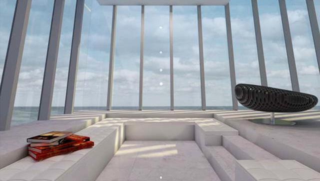 Cliff house, la casa «estrema» attaccata alla scogliera