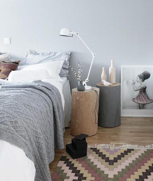 Decorare casa con i tronchi di legno