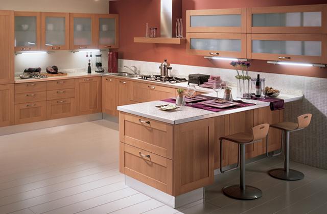 Cucine contemporanee con penisola