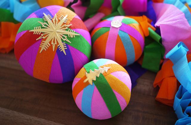 Come realizzare palline di Natale fai da te