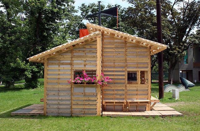 La casa in pallets, bella e sostenibile