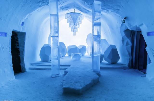 Icehotel, l'hotel fatto di ghiaccio polare in Svezia