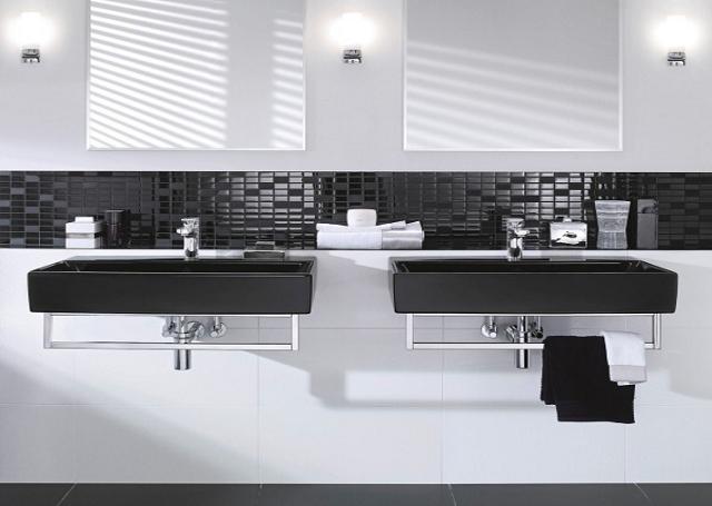 Come arredare un bagno bianco e nero