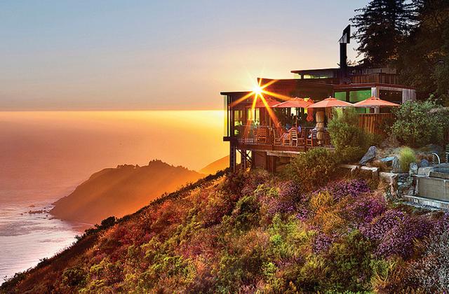 California, il ristorante sulla scogliera