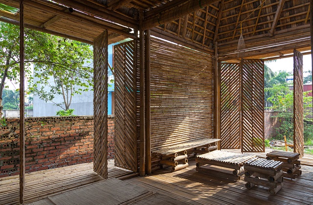 Casa ecologica in bambù