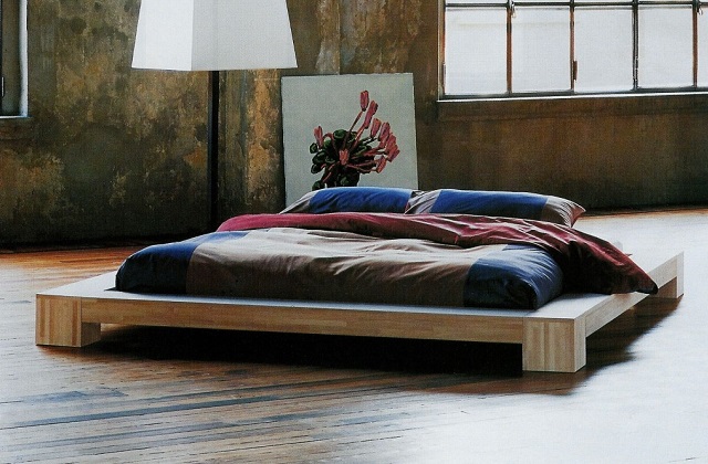 Letti bassi matrimoniali giapponesi