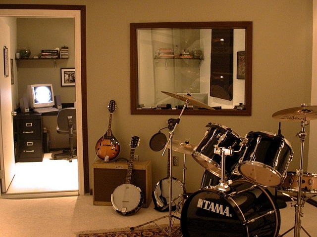 Convertire un garage in una sala prove