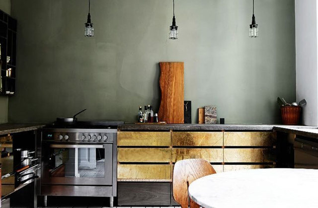 colore scuro per cucina