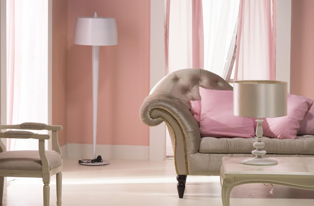 arredamento rosa cipria