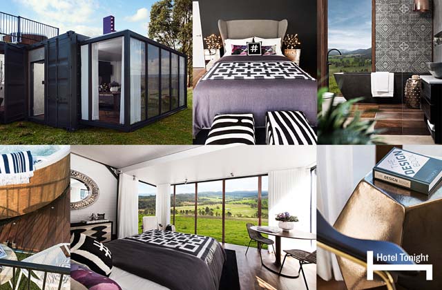 Hotel in un container