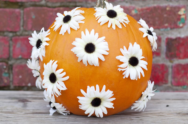 centro tavola con la zucca