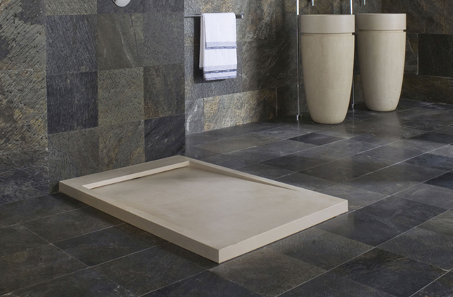 piano doccia in marmo