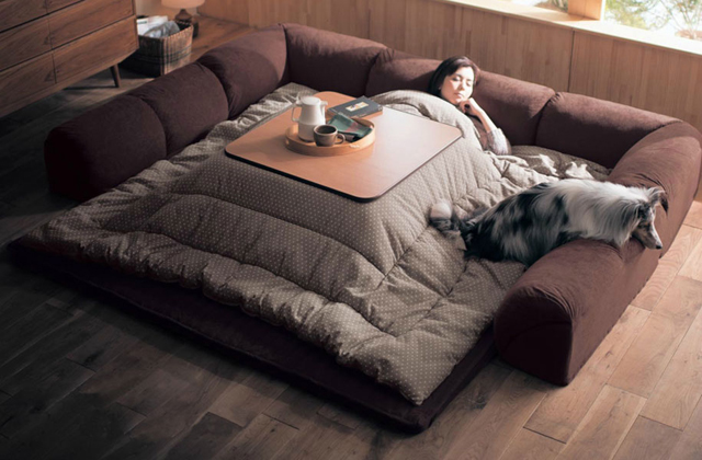 kotatsu tavolino che riscalda