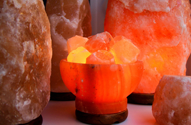 portacandele di sale