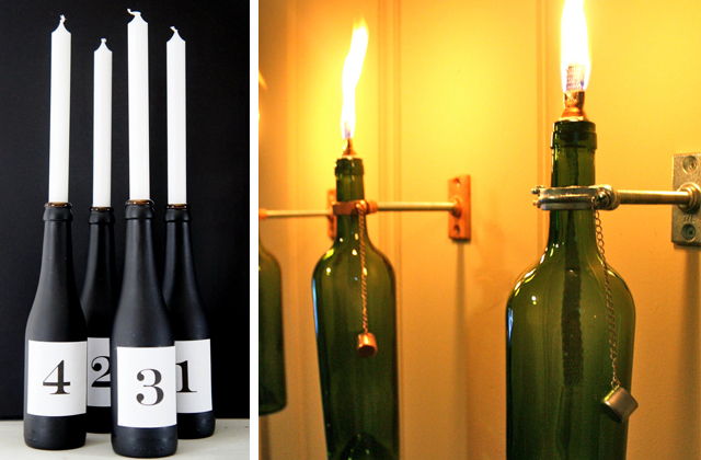 riciclare le bottiglie di vino