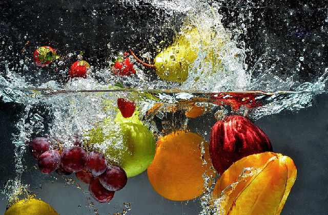 lavare frutta