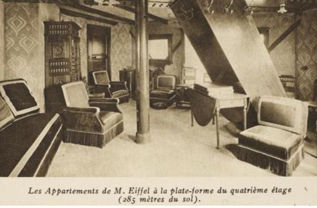 foto epoca appartamento Eiffel