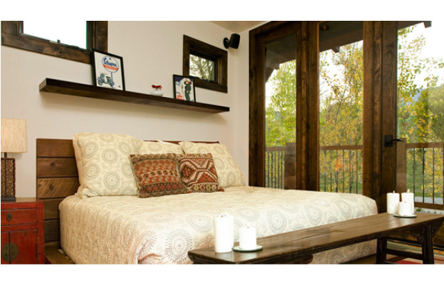 interno di un bungalow stile vintage