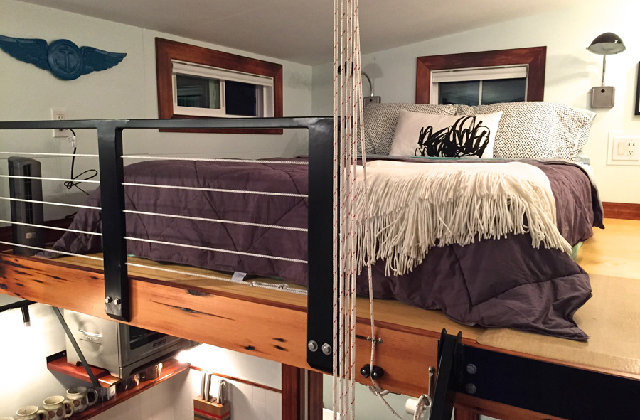 camera matrimoniale nella tiny house