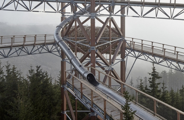 struttura in legno della Sky Walk
