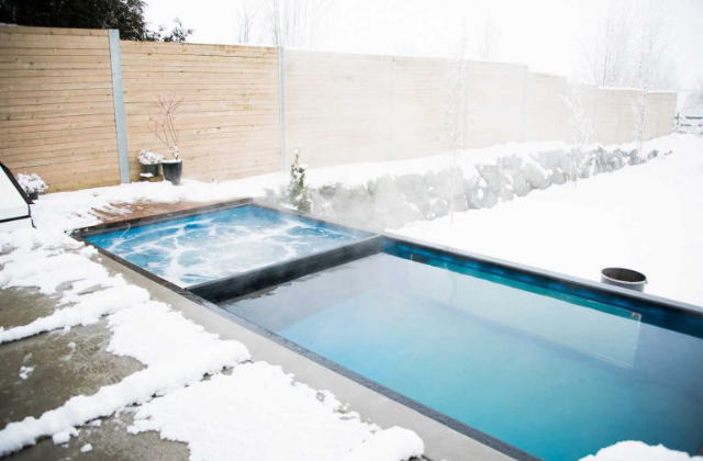 piscina container d'inverno