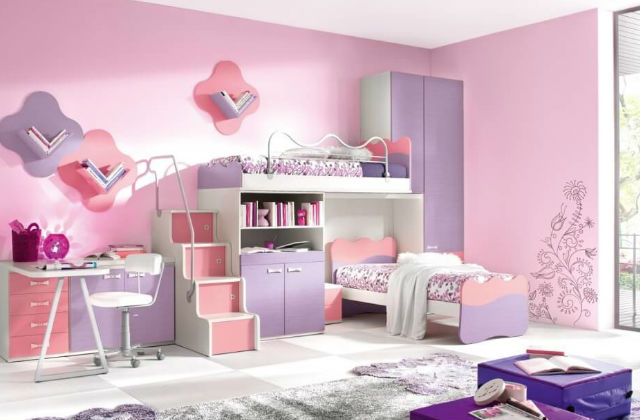 rosa antico letto