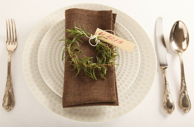 centrotavola rosmarino