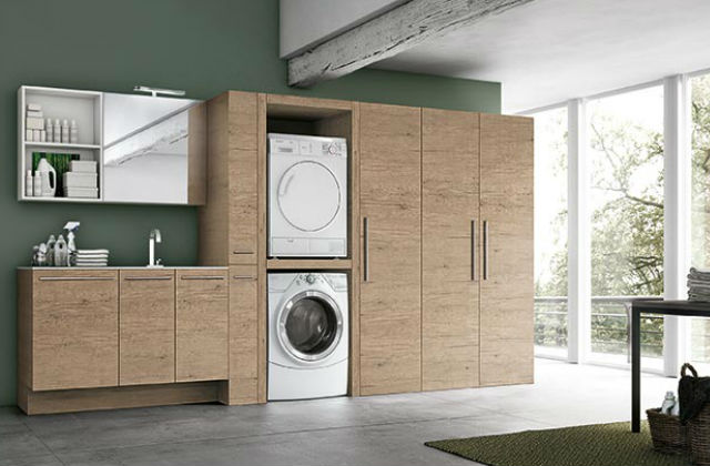 bagno lavanderia legno