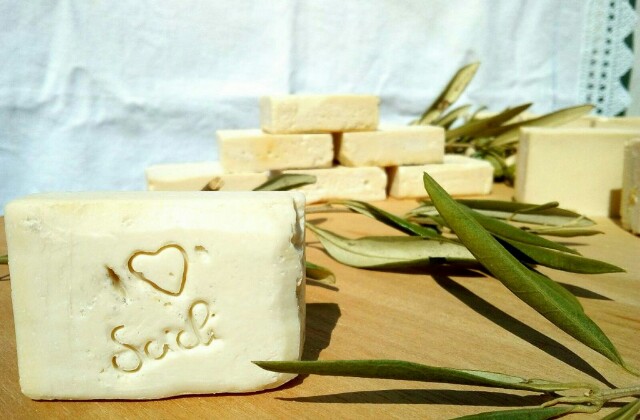 Sapone dall'olio oliva