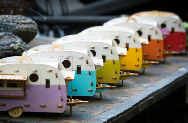 camper birdhouse colori