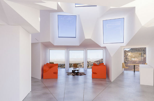 rosa container del deserto salotto