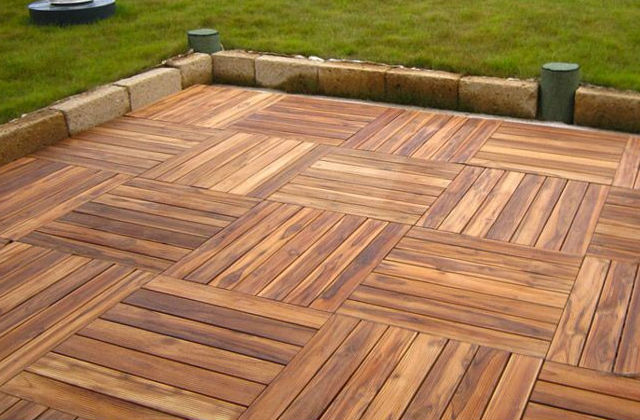 mattonelle legno esterni