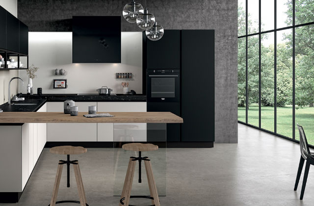 cucina ordinata moderna
